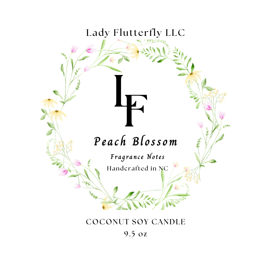 Peach Blossom 9.5 oz Candle